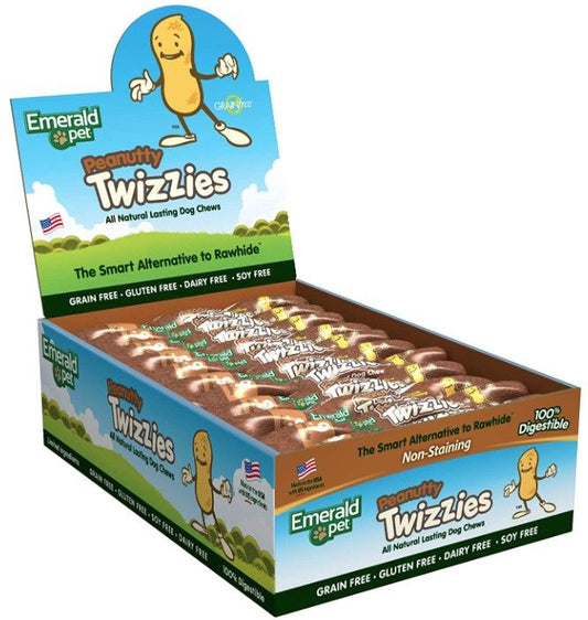 Emerald Pet Peanutty Twizzies Natural Dog Chews image 0