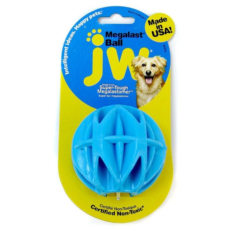 JW Pet Megalast Rubber Dog Toy - Ball image 0