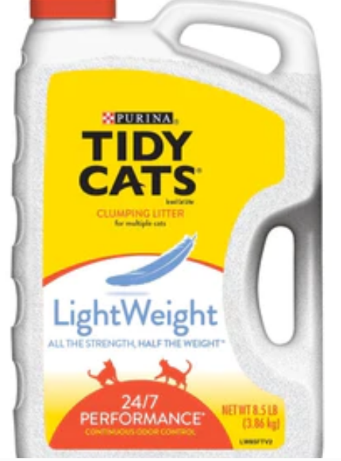 Tidy Cats LightWeight Clumping Cat Litter - 2 Pack 8.5lb Jugs or One 17lb Pail image 0
