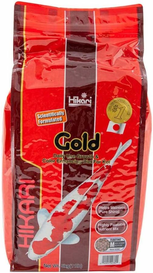 Hikari Gold Color Enhancing Koi Food - Medium Pellet image 0