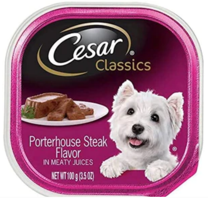 Cesar Canine Cuisine with Beef in Meaty Juices Wet Dog Food - 3.5oz - Case of 24 image 0