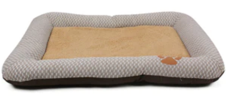 Pet Life ® 'Neutral Carpentry Nano-Silver Anit-Bacterial Dog Bed image 0