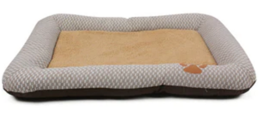 Pet Life ® 'Neutral Carpentry Nano-Silver Anit-Bacterial Dog Bed image 0