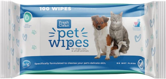 Fresh n Clean Pet Wipes for Dogs and Cats image 0