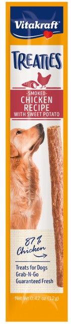 Vitakraft Treaties Smoked Chicken Recipe With Sweet Potato Dog Treat image 0