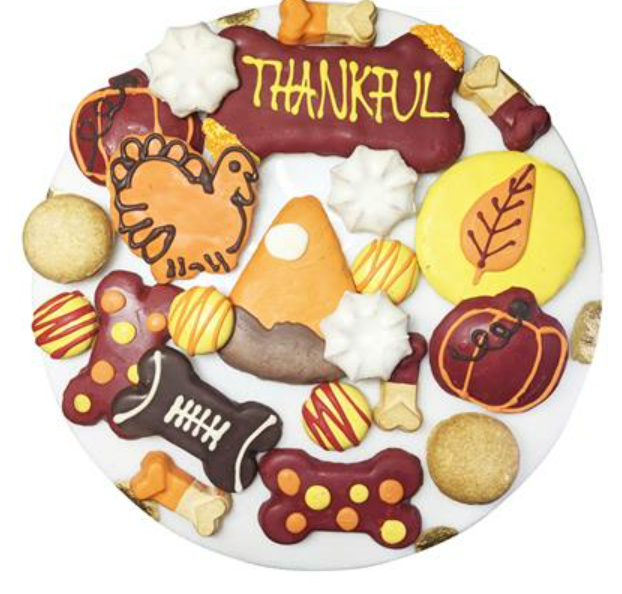 Thankful Themed Dog Treats Gift Box image 0