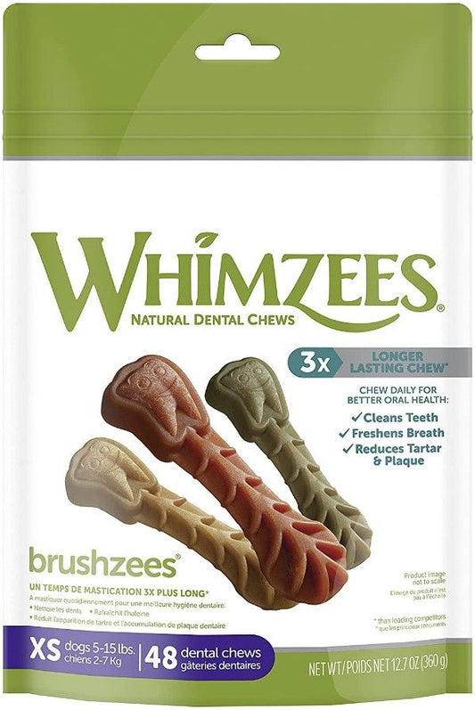 Whimzees Brushzees Dental Treats - X-Small image 0
