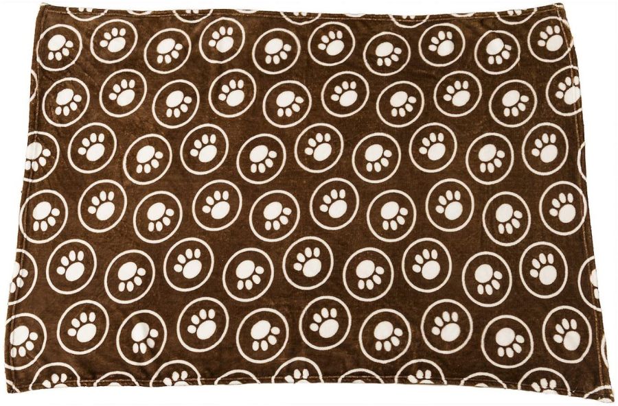 Spot Snuggler Brown Pet Blanket image 0