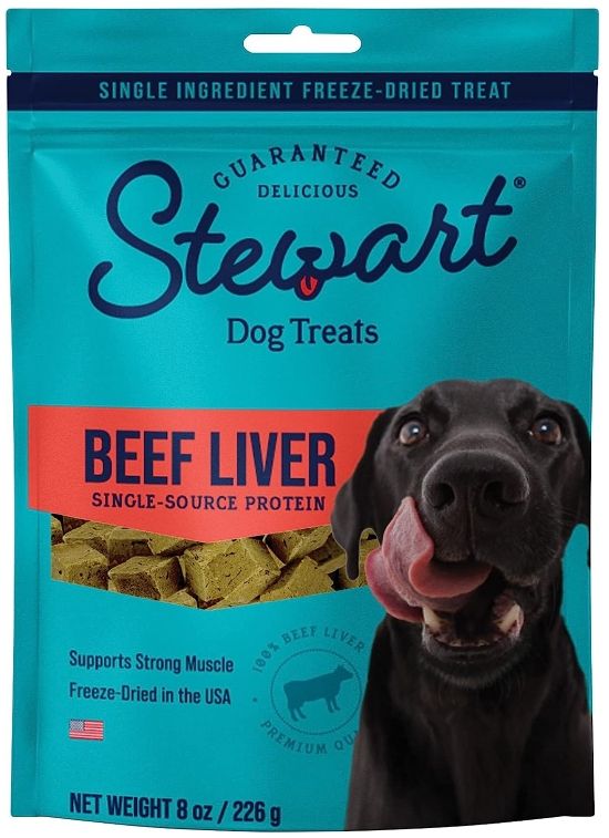 Stewart Beef Liver Freeze Dried Dog Training Treats image 0