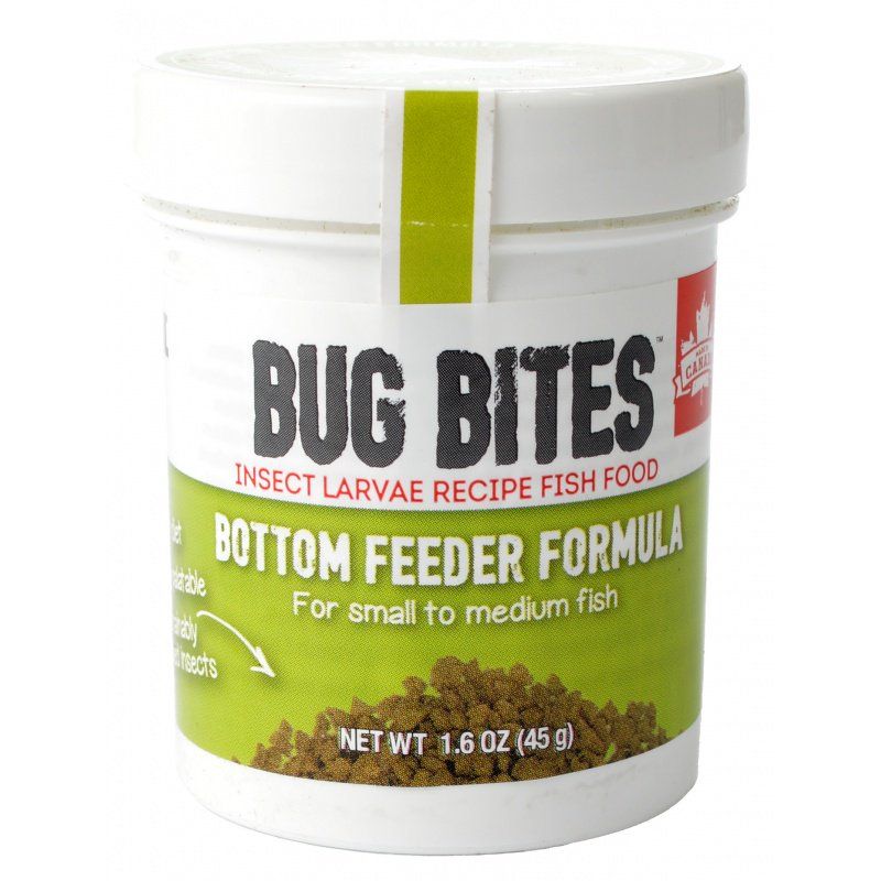 Fluval Bug Bites Bottom Feeder Formula Granules for Small-Medium Fish image 0