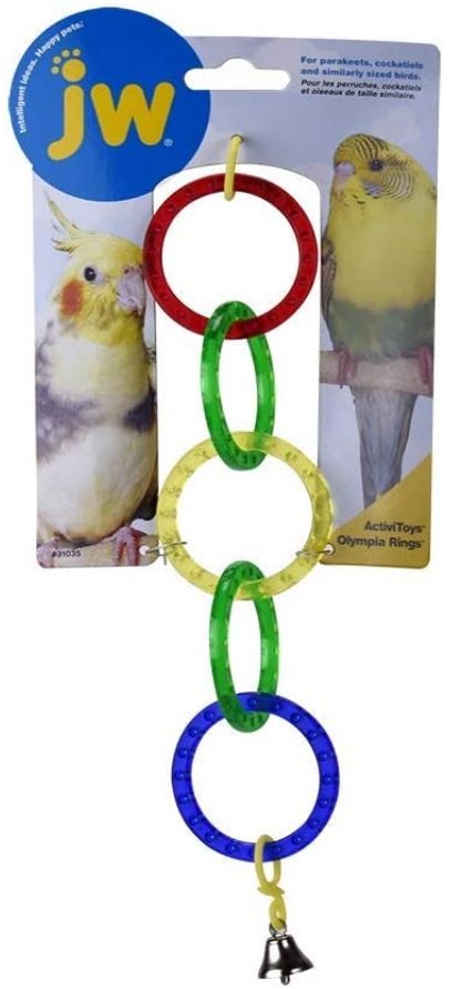 JW Insight Olympic Rings Bird Toy image 0