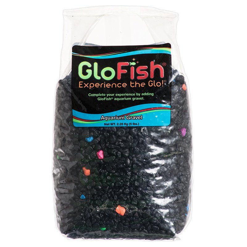 GloFish Aquarium Gravel - Black & Flourescent Mix image 0