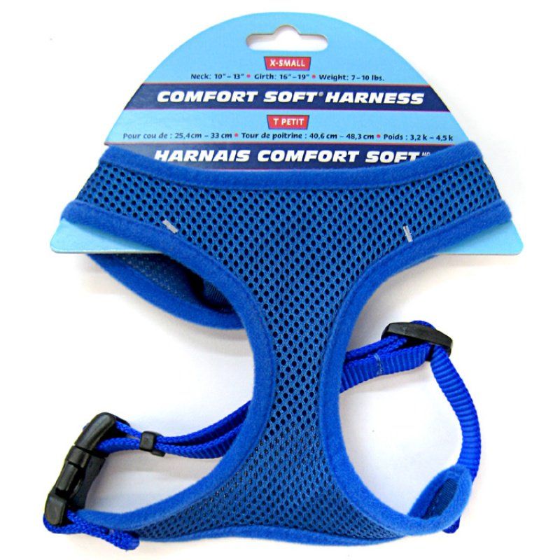 Coastal Pet Comfort Soft Adjustable Harness Blue image 0