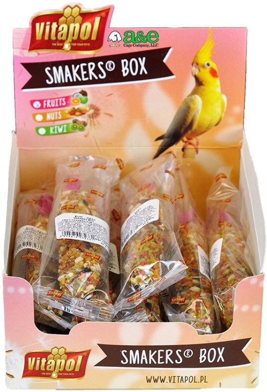 A&E Cage Company Smakers Cockatiel Fruit Treat Sticks image 0