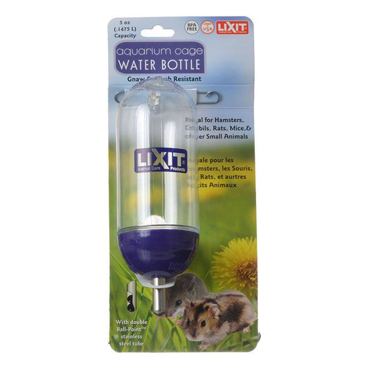Lixit Aquarium Cage Water Bottle Clear image 0