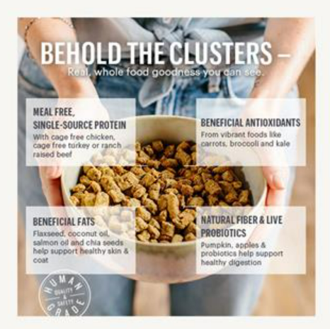 The Honest Kitchen Whole Food Clusters - Grain-Free Beef Kibble image 1