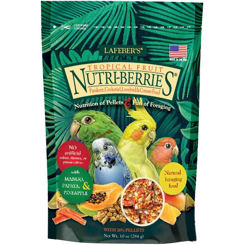 Lafeber Tropical Fruit Nutri-Berries Parakeet, Cockatiel & Conure Food image 0