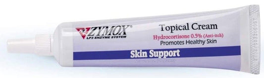 Zymox Skin Support Topical Cream with Hydrocortisone for Dogs and Cats image 0