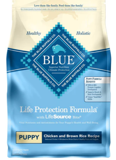 Blue Buffalo Life Protection Natural Chicken & Brown Rice Recipe Dry Puppy Food image 0