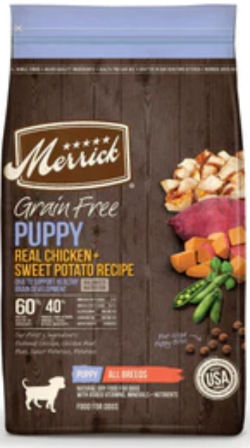 Merrick Grain-Free Puppy Dry Dog Food - Chicken & Sweet Potato image 0