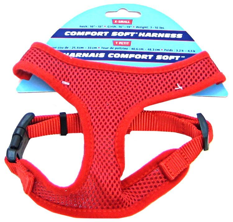 Coastal Pet Comfort Soft Adjustable Harness Red image 0
