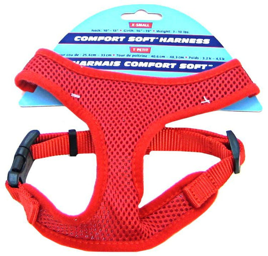 Coastal Pet Comfort Soft Adjustable Harness Red image 0