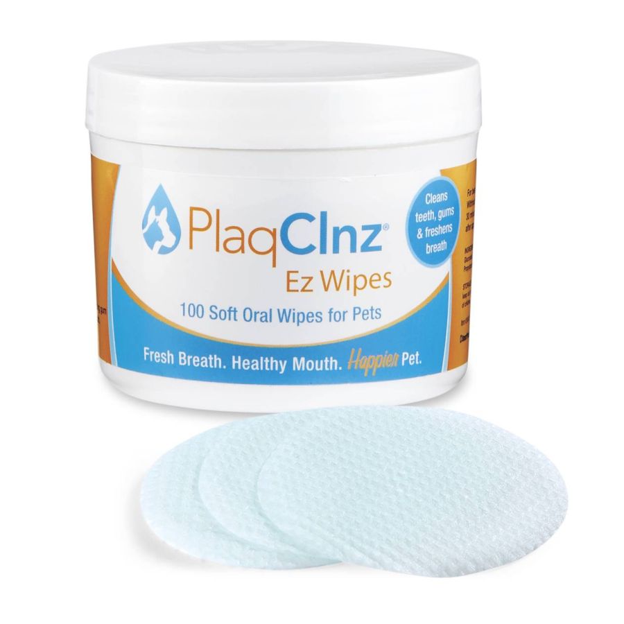 PlaqClnz EZ Oral Health Wipes for Dogs image 0
