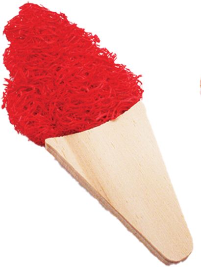 AE Cage Company Nibbles Ice Cream Cone Chew Toy with Wood image 0