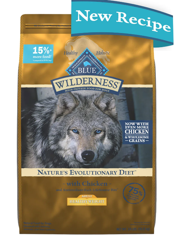 Blue Buffalo Wilderness High-Protein Healthy Weight Chicken w/Wholesome Grains image 0