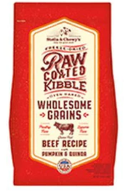 Stella & Chewy's Raw Coated Wholesome Beef Dry Dog Food image 0