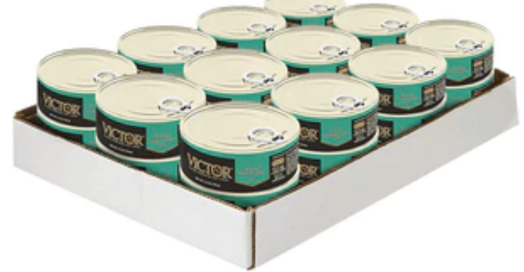 Victor Feline Turkey & Salmon Pate' Canned Cat Food - 5.5 oz - Case of 24 image 0