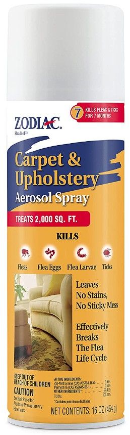 Zodiac Carpet & Upholstery Aerosol Flea Spray image 0
