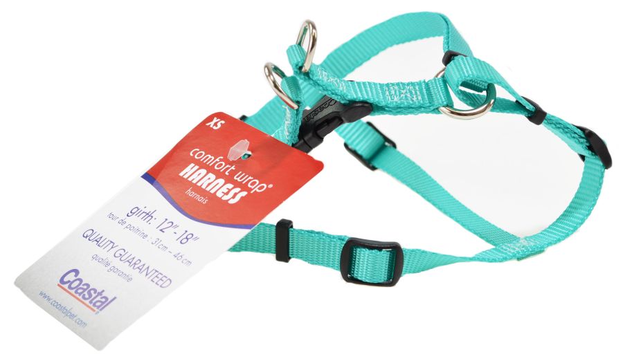 Coastal Pet Teal Nylon Comfort Wrap Dog Harness image 0