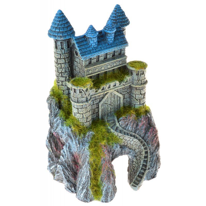 Exotic Environments Mountain Top Castle with Moss image 0