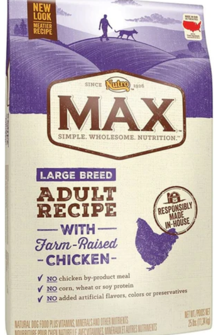 Nutro Max Large Breed Adult Chicken Dry Dog Food image 0