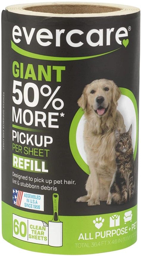 Evercare Giant Extreme Stick Pet Lint Roller Refill image 0