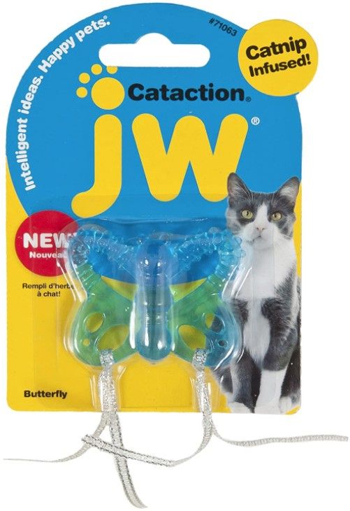 JW Pet Cataction Catnip Infused Butterfly Interactive Cat Toy image 0