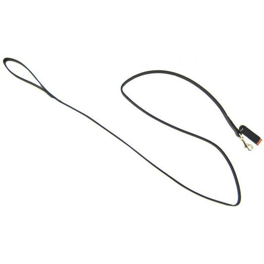 Circle T Leather Lead 6 Foot Long Black image 0