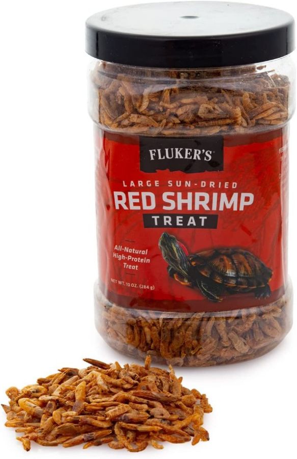Flukers Sun-Dried Large Red Shrimp Treat image 0