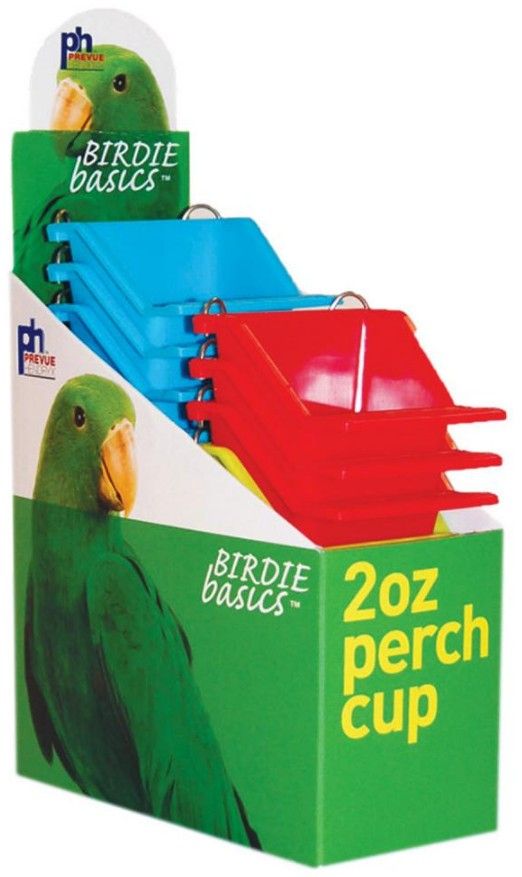 Prevue Birdie Basics 2 oz Perch Cup for Birds image 0