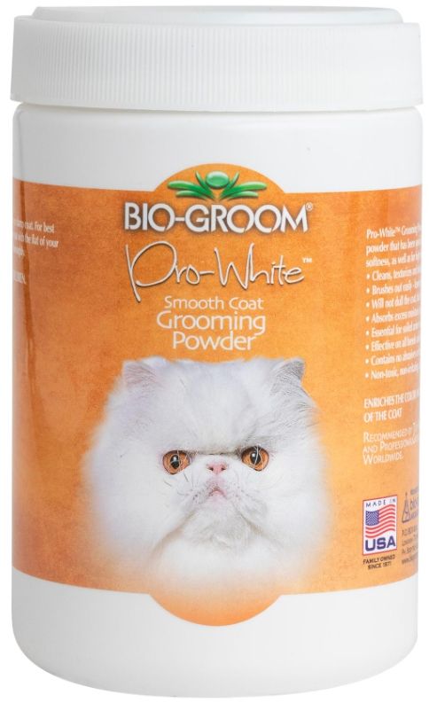 Bio Groom Pro-White Smooth Coat Grooming Powder for Cats image 0