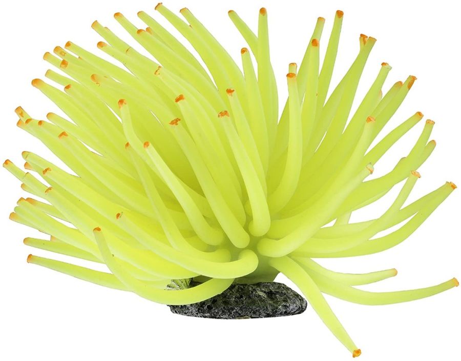 GloFish Yellow Anemone Aquarium Ornament image 0