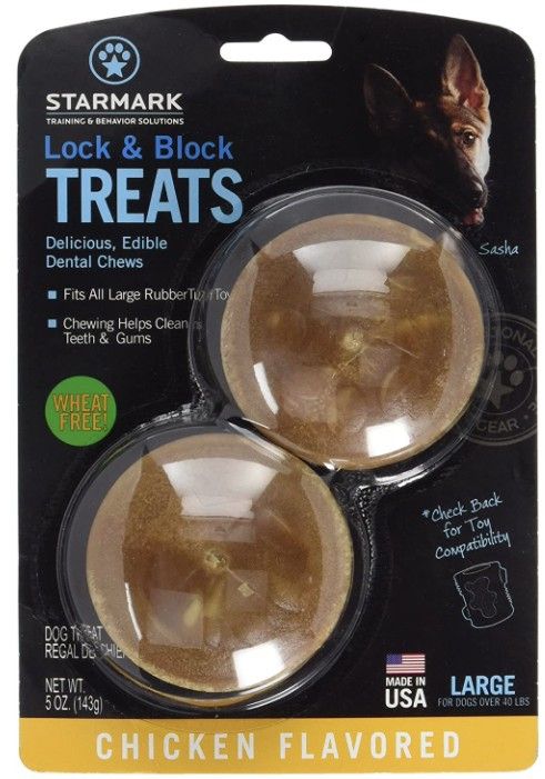 Starmark Lock and Block Treats Chicken Flavor Large image 0
