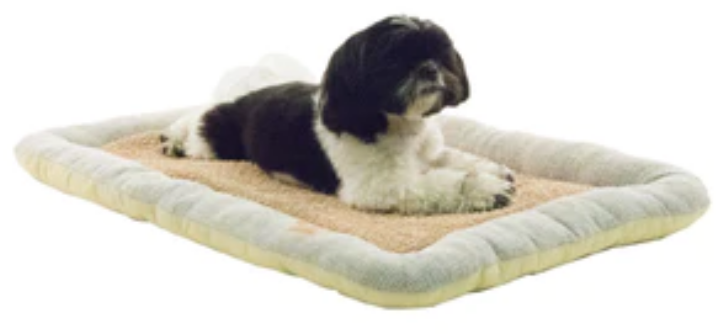Pet Life ® 'Neutral Carpentry Nano-Silver Anit-Bacterial Dog Bed image 1