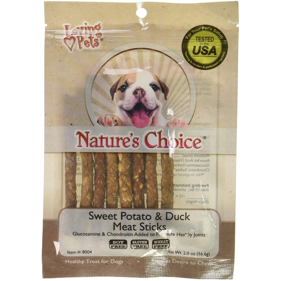 Loving Pets Nature's Choice Sweet Potato & Duck Meat Sticks image 0