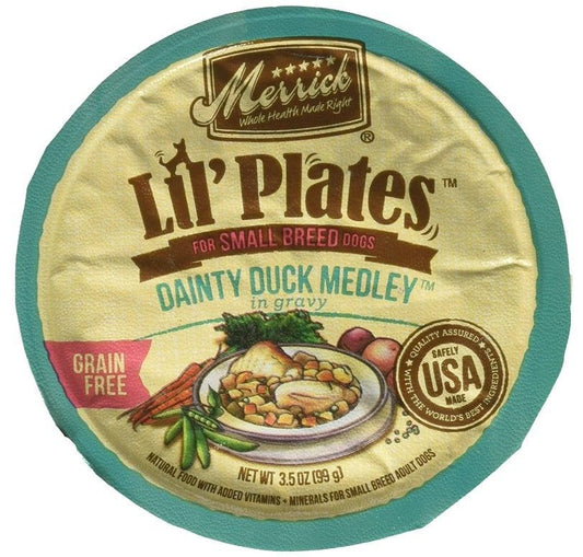 Merrick Lil Plates Grain Free Dainty Duck Medley image 0