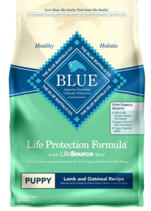 Blue Buffalo Life Protection Natural Lamb & Oatmeal Recipe Puppy Dog Food 30lbs. image 0