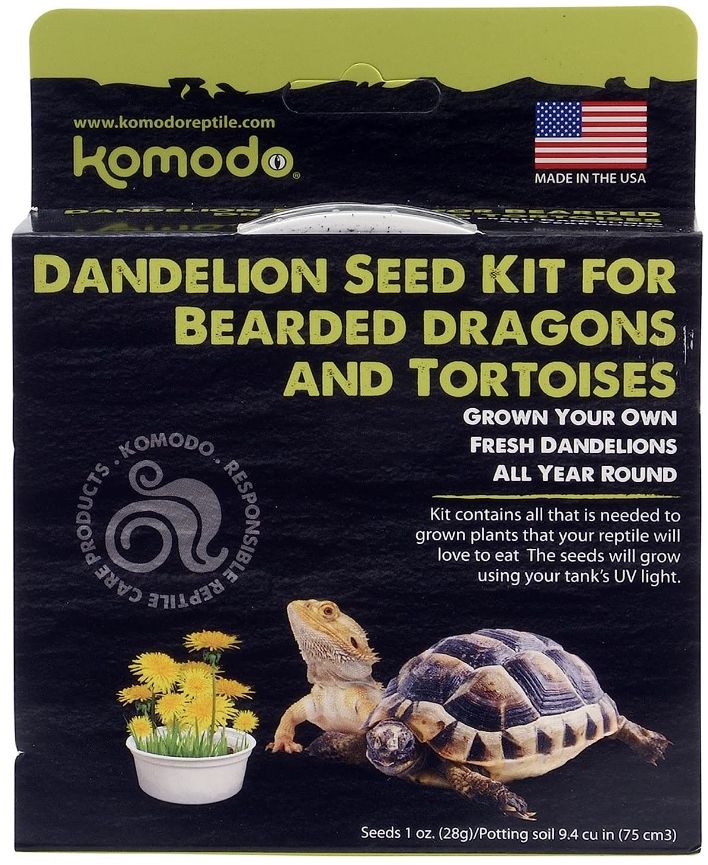 Komodo Dandelion Seed Kit for Bearded Dragons and Tortoises image 0