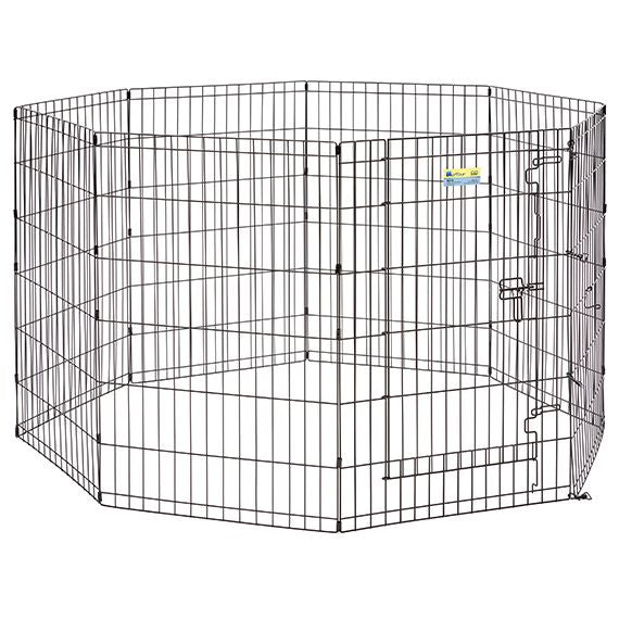 MidWest Contour Wire Exercise Pen with Door for Dogs and Pets image 0