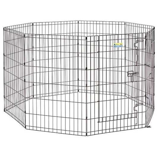 MidWest Contour Wire Exercise Pen with Door for Dogs and Pets image 0